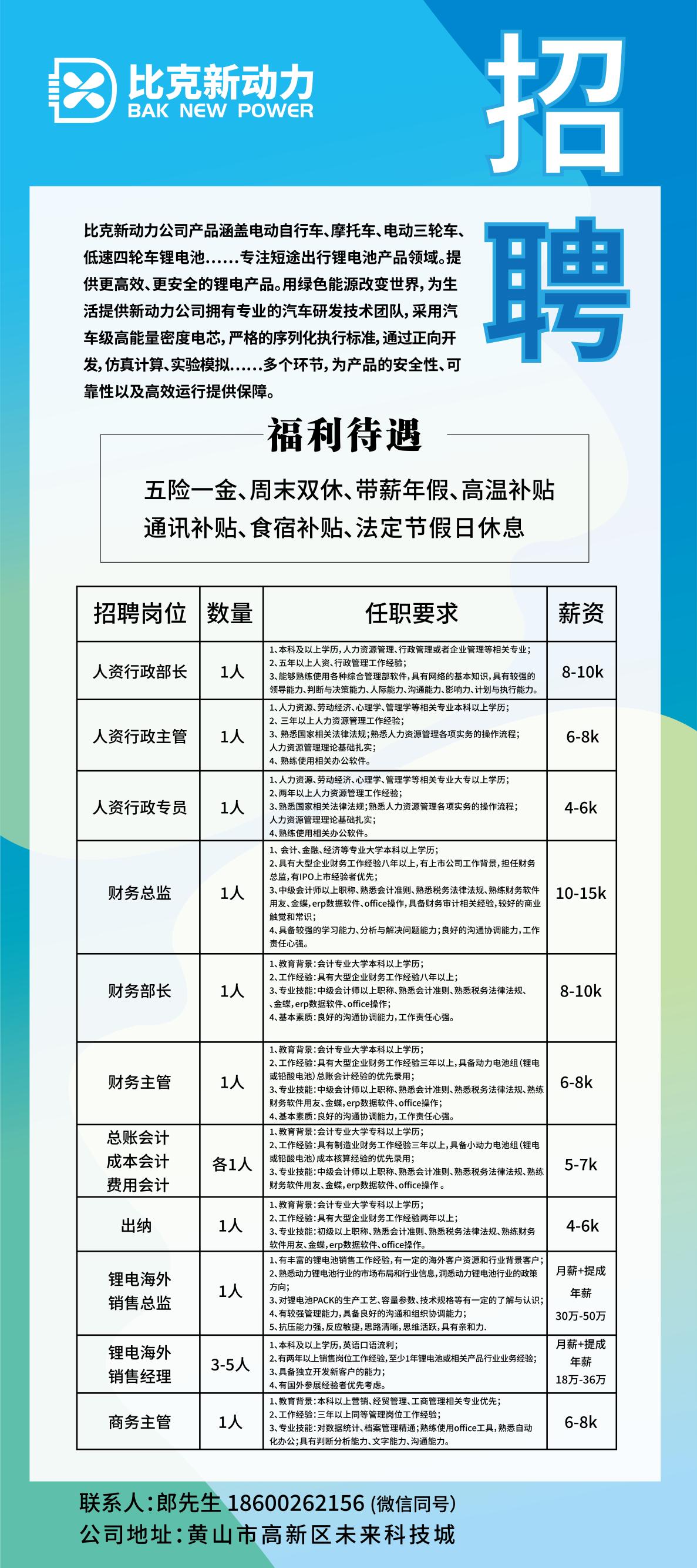 中包派克奇最新招聘，引领时代，诚邀英才