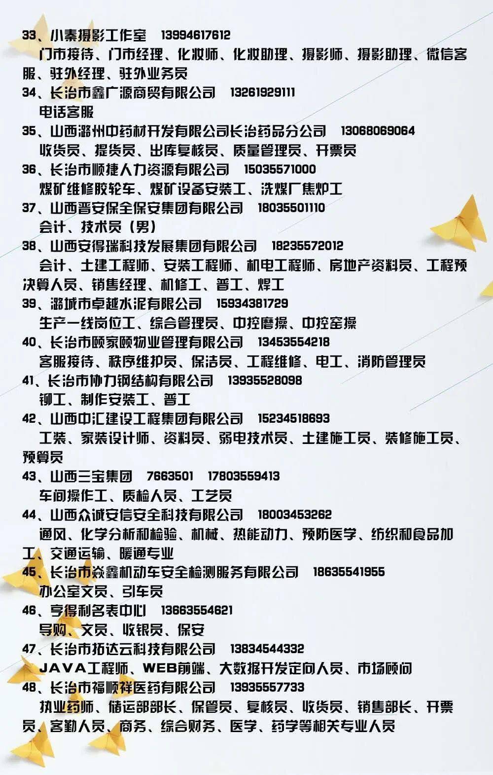 长治招聘网最新科技岗位招聘，未来职业触手可及